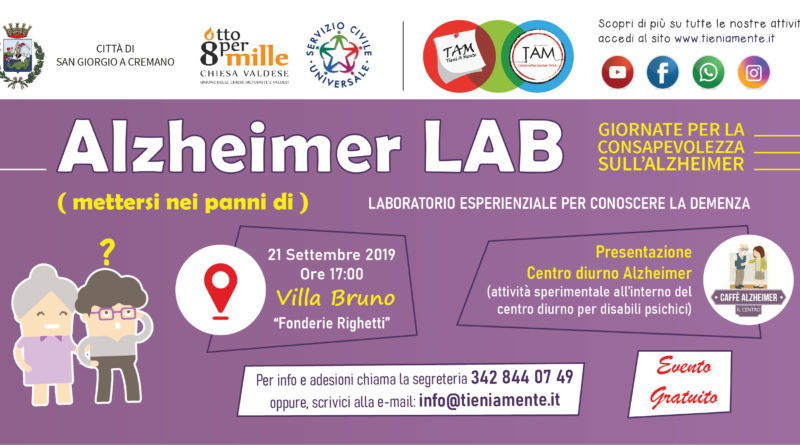 LOCANDINA EVENTO ALZHEIMER LAB