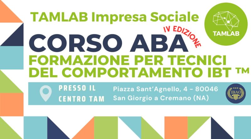 corso aba rbt quarta edizione tamlab srl napoli san giorgio a cremano in presenza e online
