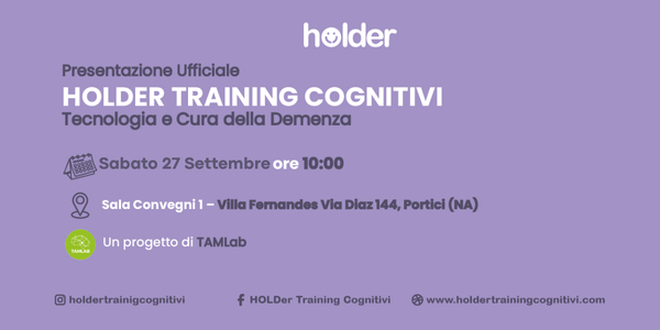 Holder Training Cognitivi: quando la tecnologia incontra la cura della demenza